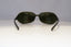 PRADA Mens Womens Vintage 1990 Designer Sunglasses Green Wrap SPR 04E GRN 20829