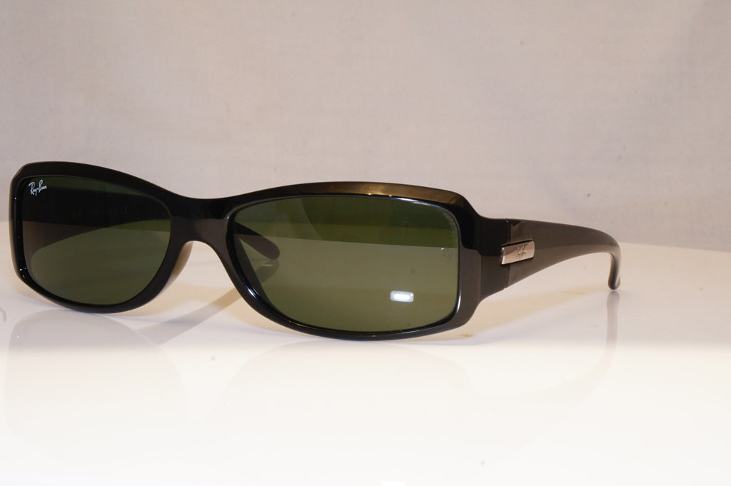 RAY-BAN Mens Vintage 1990 Designer Sunglasses Black Rectangle RB 4078 601 18667