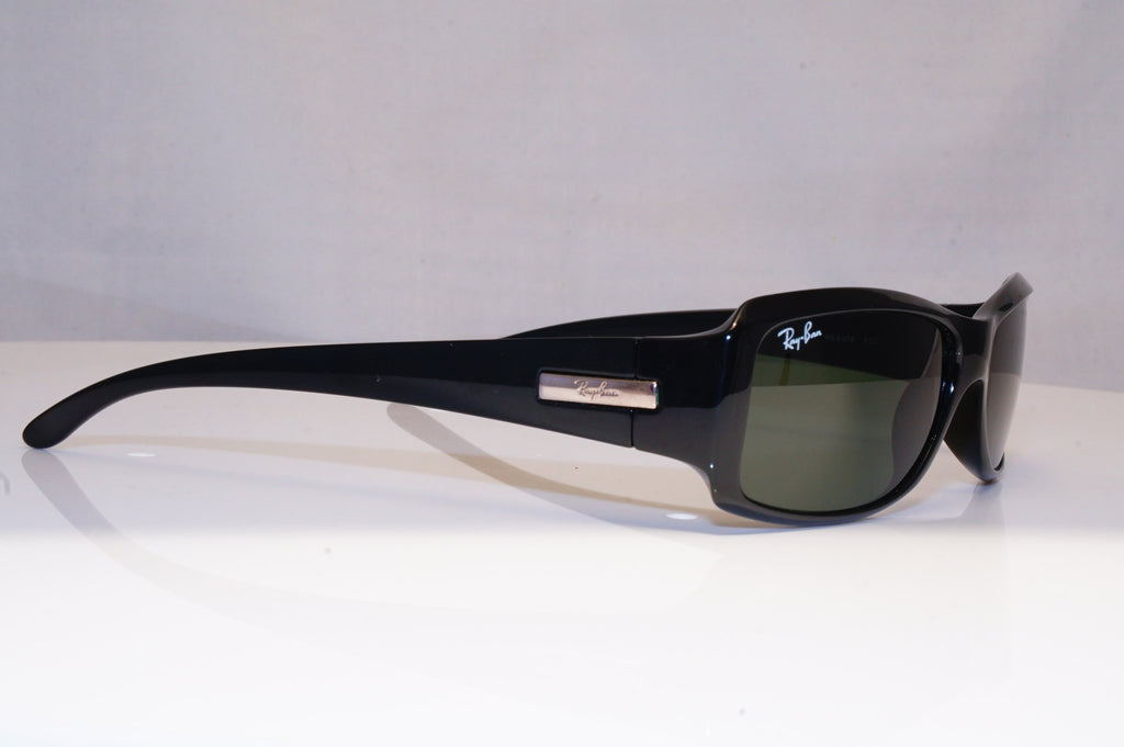 RAY-BAN Mens Vintage 1990 Designer Sunglasses Black Rectangle RB 4078 601 18667