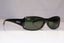 RAY-BAN Mens Vintage 1990 Designer Sunglasses Black Rectangle RB 4078 601 18667