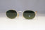 RAY-BAN Mens Womens Vintage 1990 Designer Sunglasses Silver Oval W2104 SLV 20828