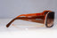 PRADA Womens Boxed Designer Sunglasses Brown Wrap SPR 09G 4BX-2Z1 19694