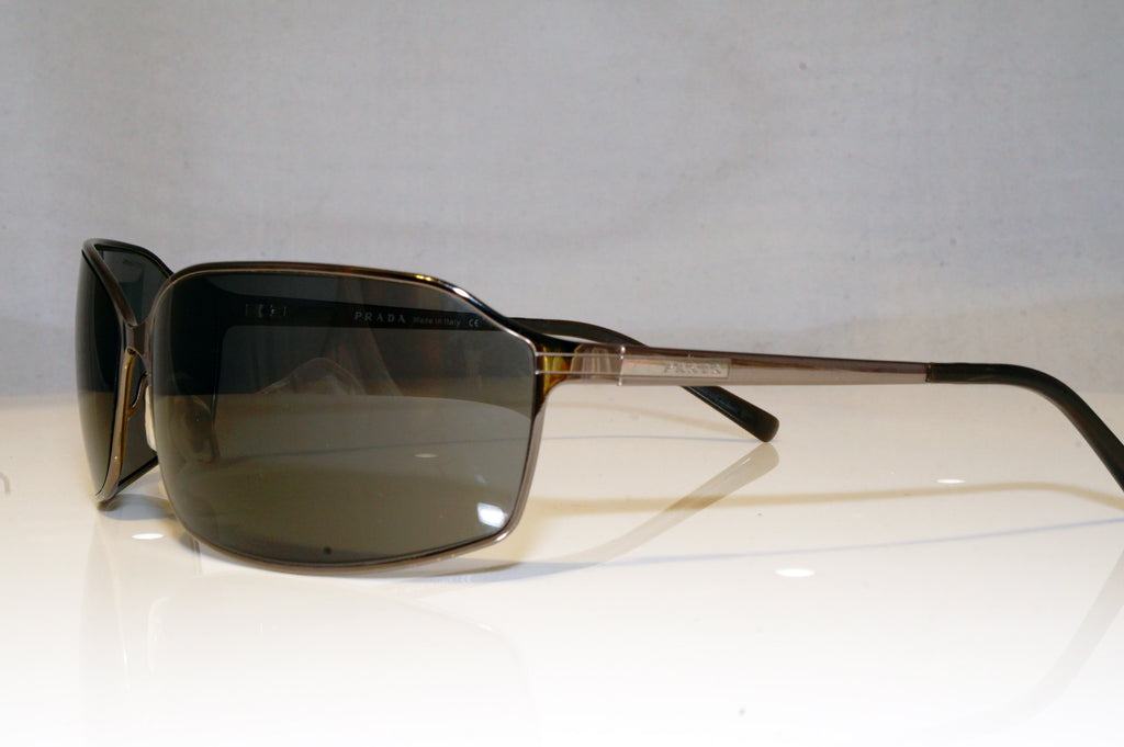 PRADA Mens Designer Sunglasses Silver Wrap SPR 58G 5AV-1A1 17572