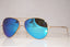 RAY-BAN Mens Polarized Mirror Blue Sunglasses Aviator RB 3025 112/1L 15292