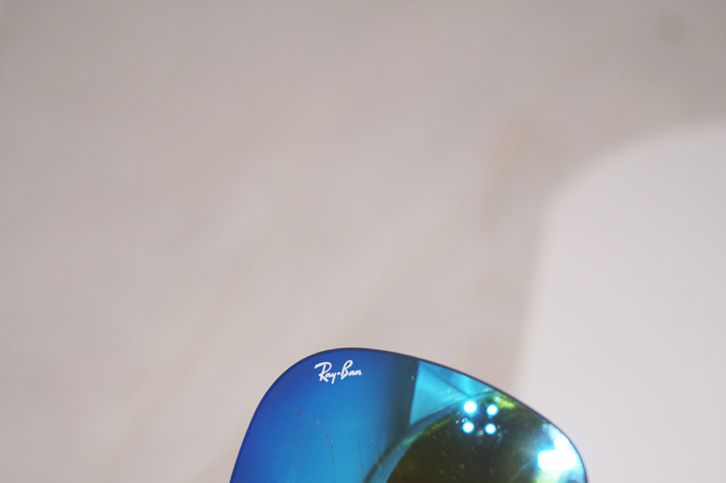 RAY-BAN Mens Polarized Mirror Blue Sunglasses Aviator RB 3025 112/1Z 15218