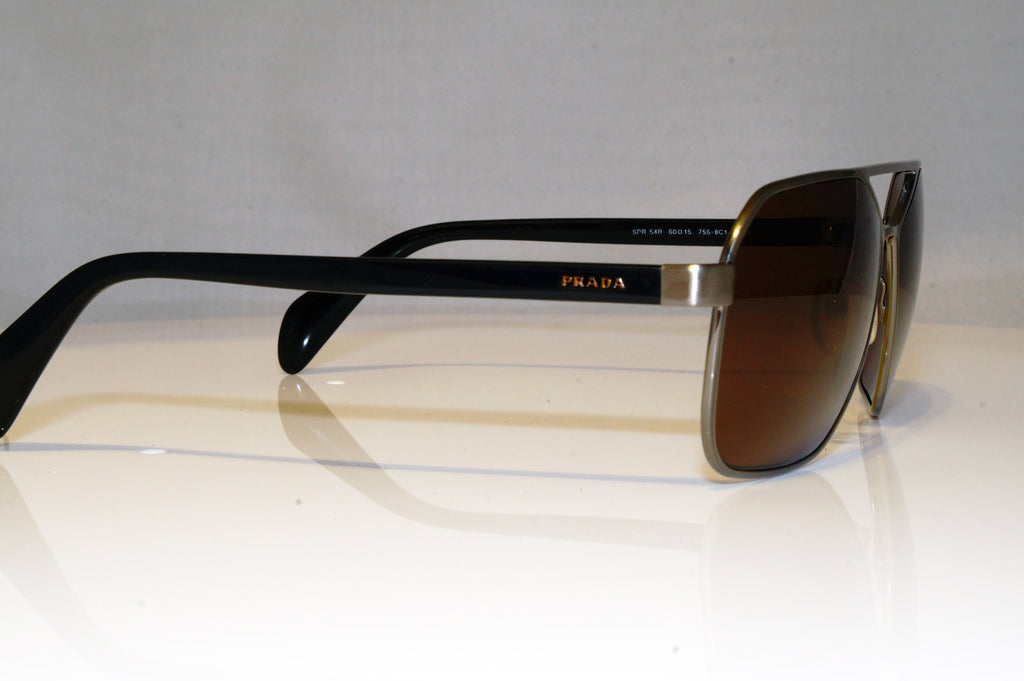 PRADA Mens Designer Sunglasses Silver Aviator SPR 54R 75S-8C1 17578