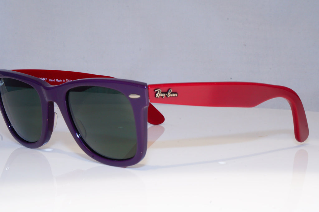 RAY-BAN Mens Womens Designer Sunglasses Purple Wayfarer RB 2140 966 19696