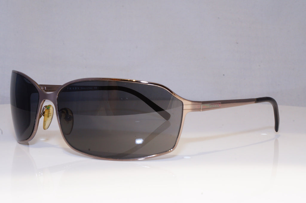 PRADA Mens Vintage Designer Sunglasses Silver Wrap SPR 58G 5AV-1A1 19674