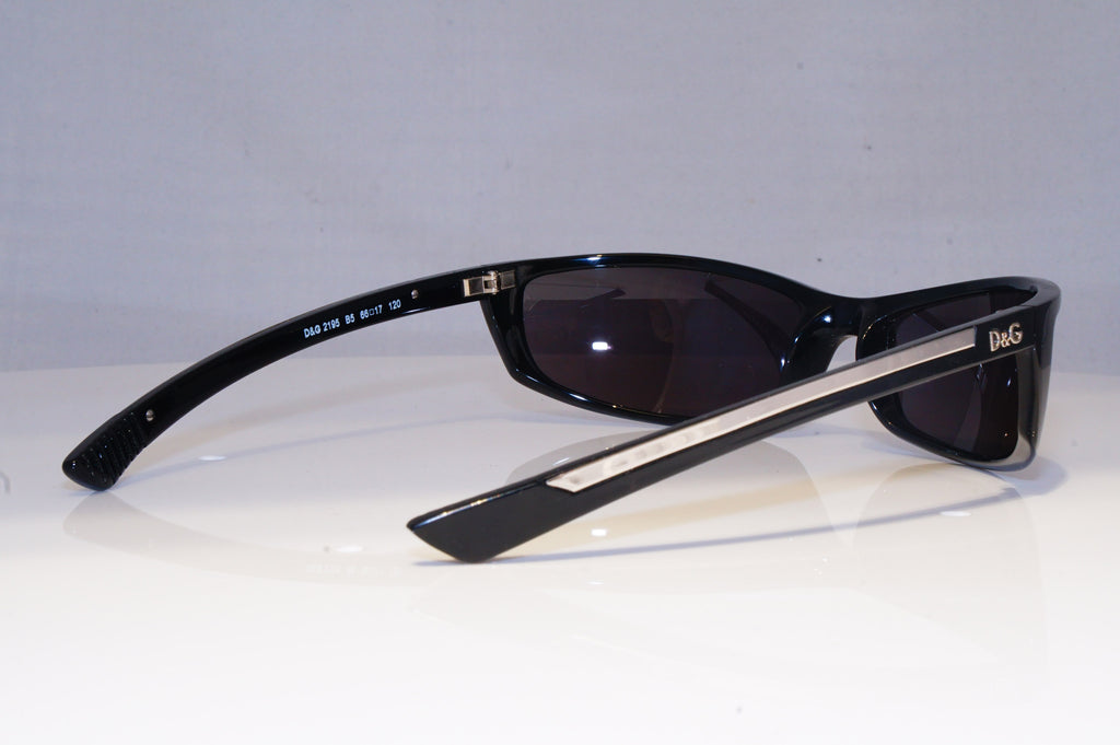 DOLCE & GABBANA Mens Designer Sunglasses Black Wrap D&G 2195 B5 19681