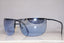 GUCCI 1990 Vintage Mens Designer Sunglasses Blue Wrap GG 2652 T6R 15348