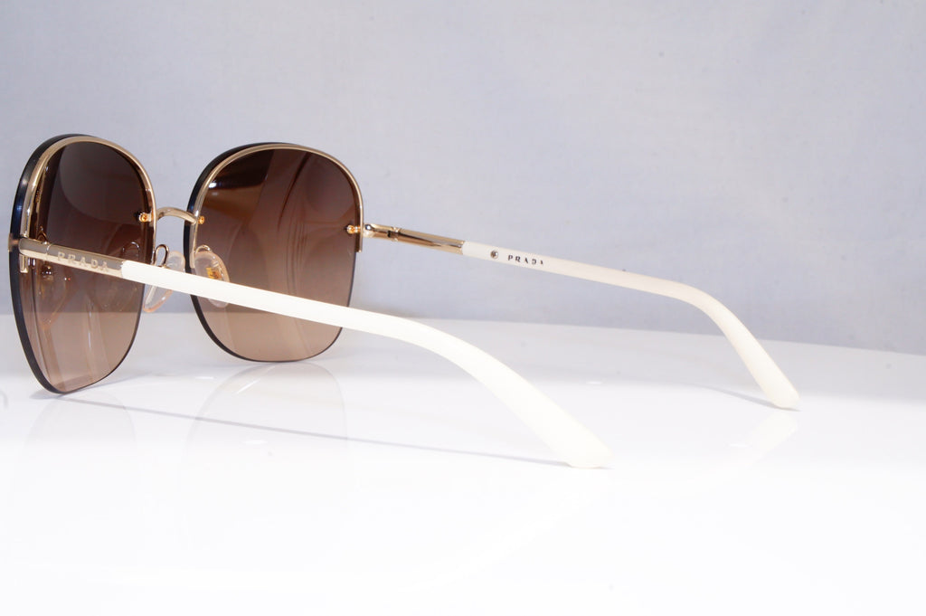 PRADA Womens Designer Sunglasses White Round SPR 16I 1AG-6S1 18431