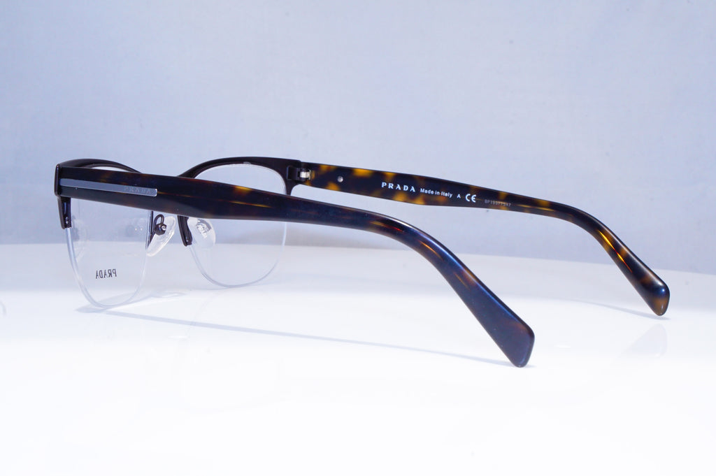 PRADA Mens Designer Optical Frames Brown Rectangle VPR 54R LAH-101 18247