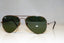 RAY-BAN Mens Designer Sunglasses Silver Aviator RB 3025 0045 17552