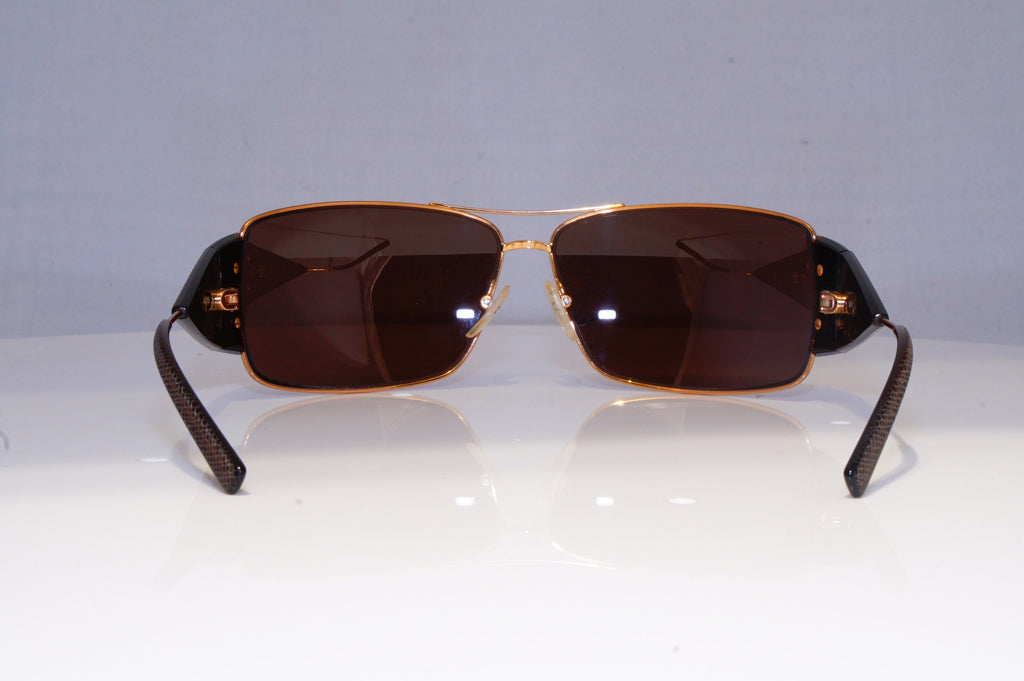 PRADA Mens Designer Sunglasses Gold Rectangle SPR 55H 7JY-8C1 19673