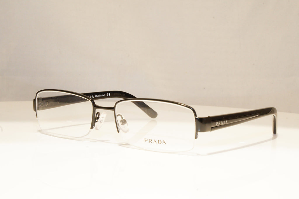 PRADA Mens Designer Optical Frames Black Rectangle VPR 69I 1BO-101 18274