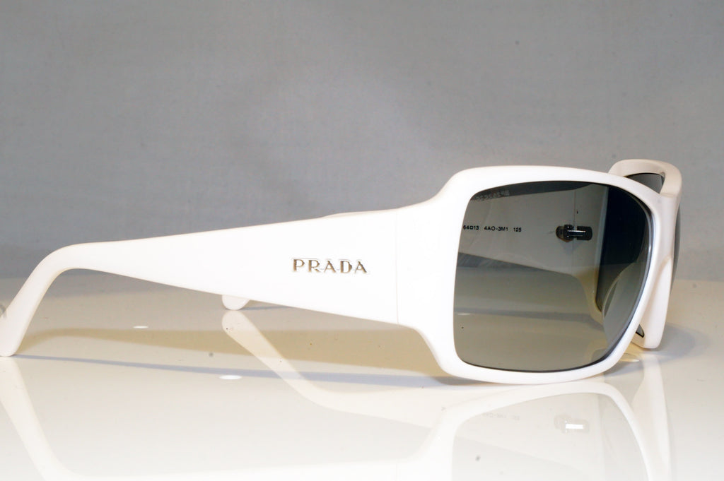 PRADA Womens Designer Sunglasses White Wrap SPR 09G 4AO-3M1 17545