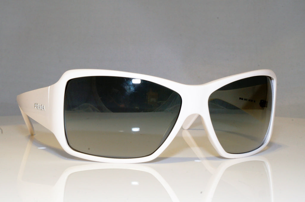 PRADA Womens Designer Sunglasses White Wrap SPR 09G 4AO-3M1 17545