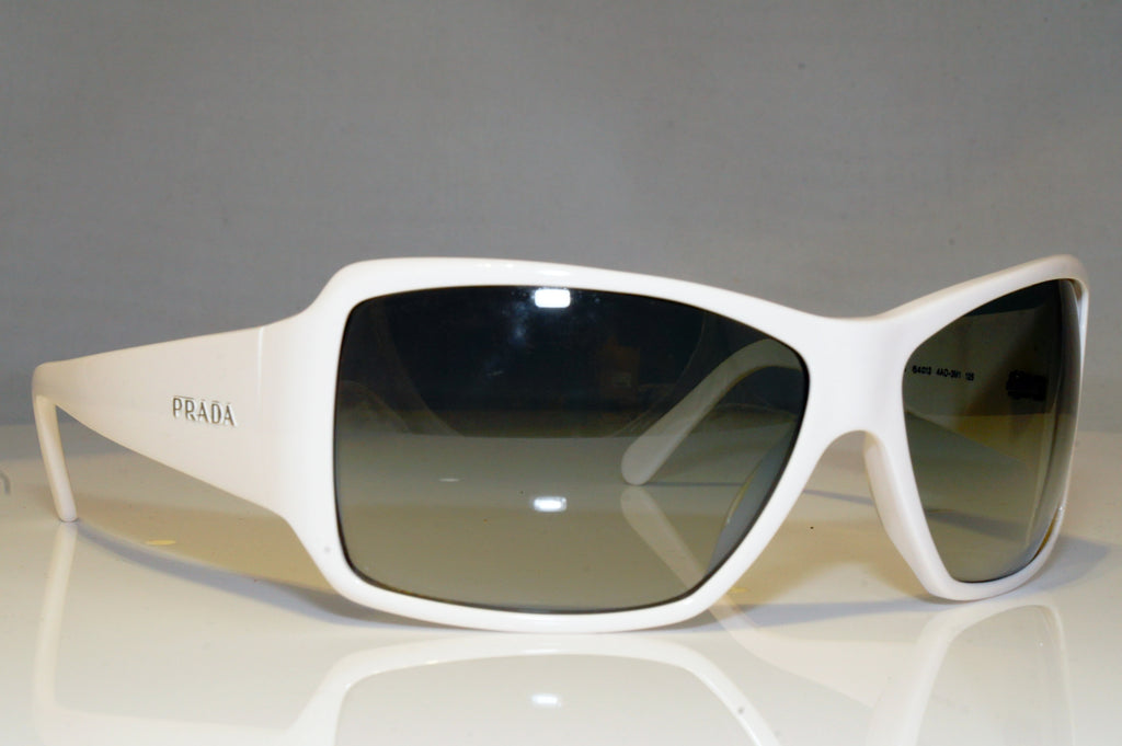 PRADA Womens Designer Sunglasses White Wrap SPR 09G 4AO-3M1 17545