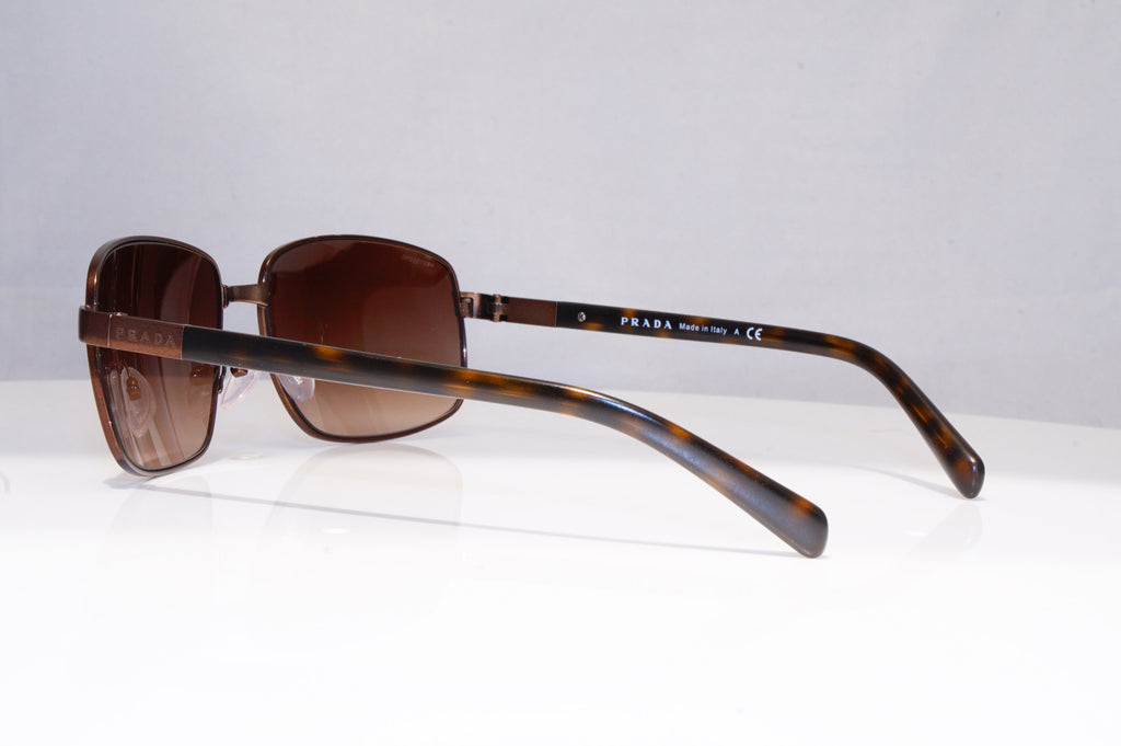 PRADA Mens Designer Sunglasses Brown Rectangle SPR 54Q ACD-6S1 18365