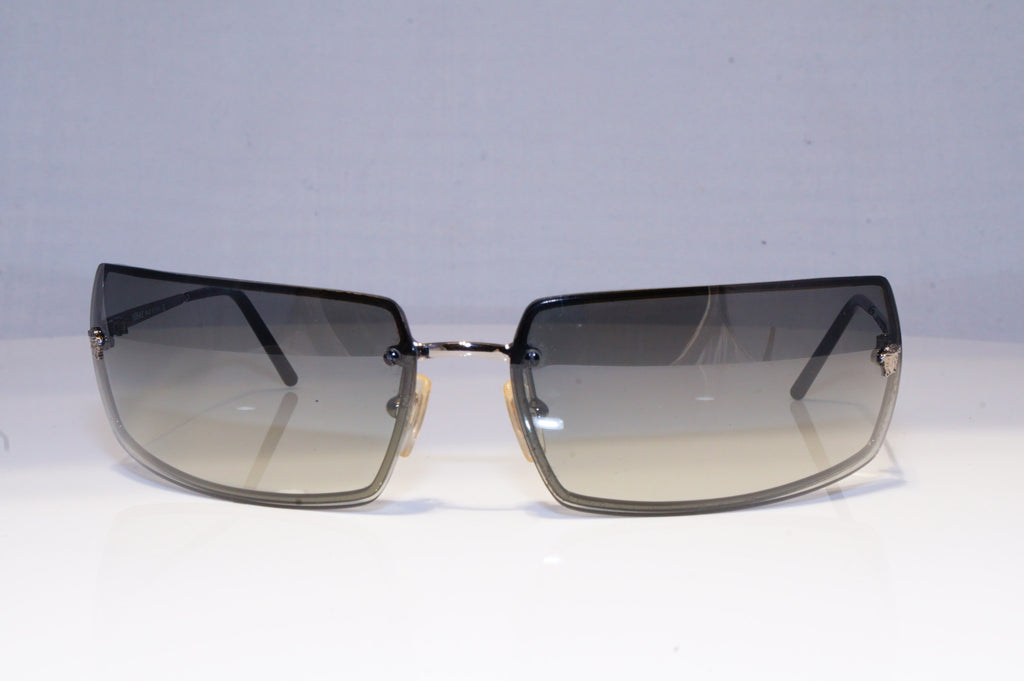 VERSACE Mens Womens Designer Sunglasses Silver Wrap 2003 1001/11 19716