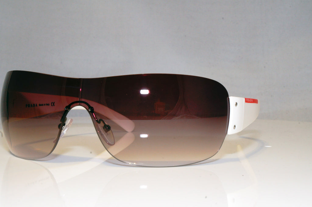 PRADA Mens Designer Sunglasses White Shield SPS 07F ZVG-4V1 17498