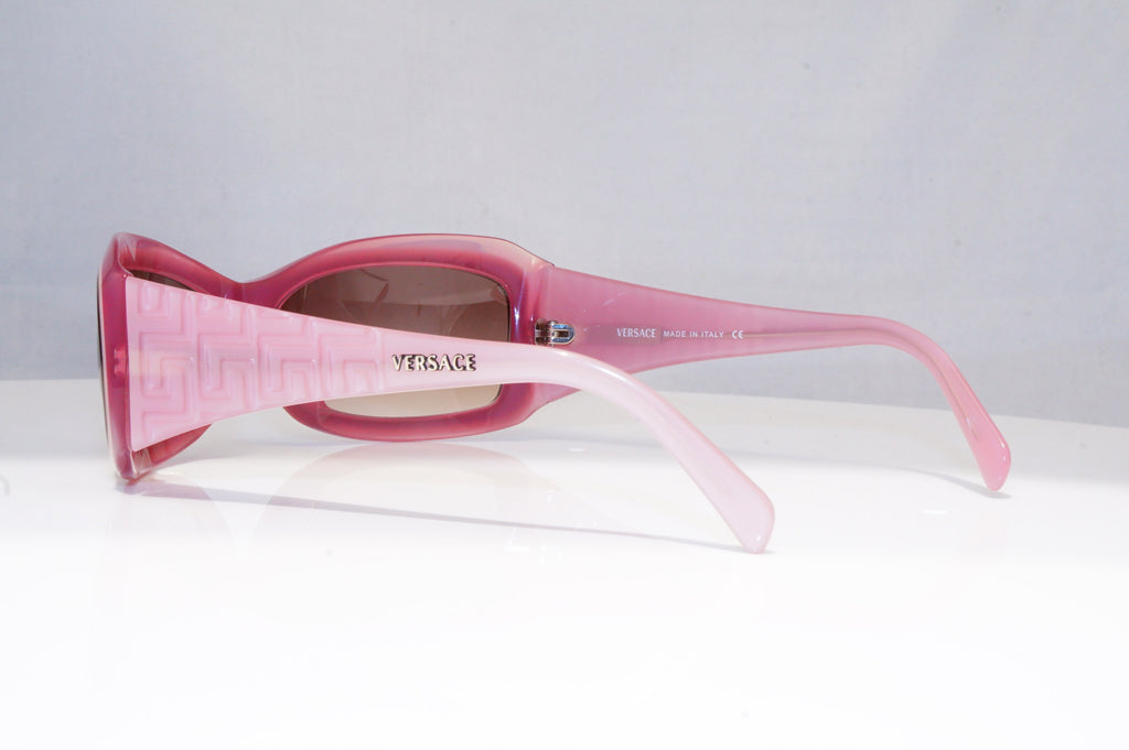 VERSACE Womens Designer Sunglasses Pink Rectangle 4068 185/13 18199