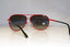 PRADA Mens Designer Sunglasses Red Aviator SPS 52L 7BC-3M1 17494