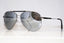 TOM FORD Mens Designer Chrome Sunglasses Silver Aviator RICK TF378 14Q 16409