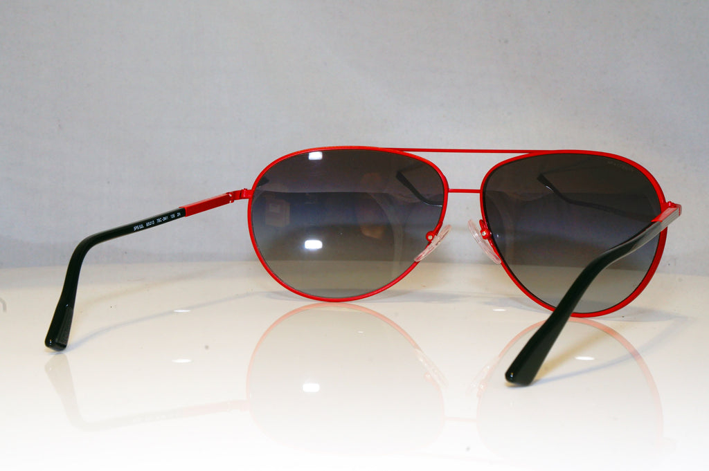 PRADA Mens Designer Sunglasses Red Aviator SPS 52L 7BC-3M1 17494