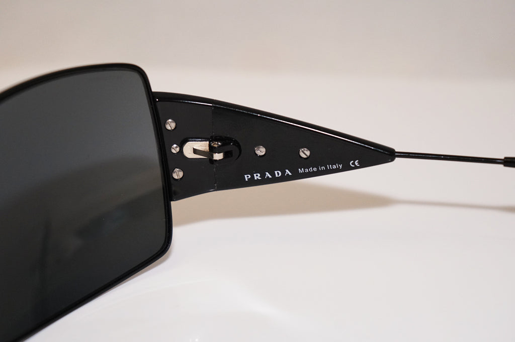 PRADA Mens Unisex Designer Sunglasses Black Square SPR 68H 1BO-1A1 16305