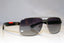 PRADA Mens Designer Sunglasses Black Rectangle SPS 54M 5AV-3M1 17497