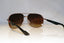 PRADA Mens Designer Sunglasses Brown Aviator SPS 50M 4AC-6S1 17495