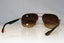 PRADA Mens Designer Sunglasses Brown Aviator SPS 50M 4AC-6S1 17495