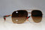 PRADA Mens Designer Sunglasses Brown Aviator SPS 50M 4AC-6S1 17495