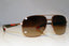 PRADA Mens Designer Sunglasses Brown Aviator SPS 50M 4AC-6S1 17495