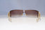 GUCCI Mens Designer Sunglasses Brown Shield MONOGRAM GG 1824 BLKDL 19476