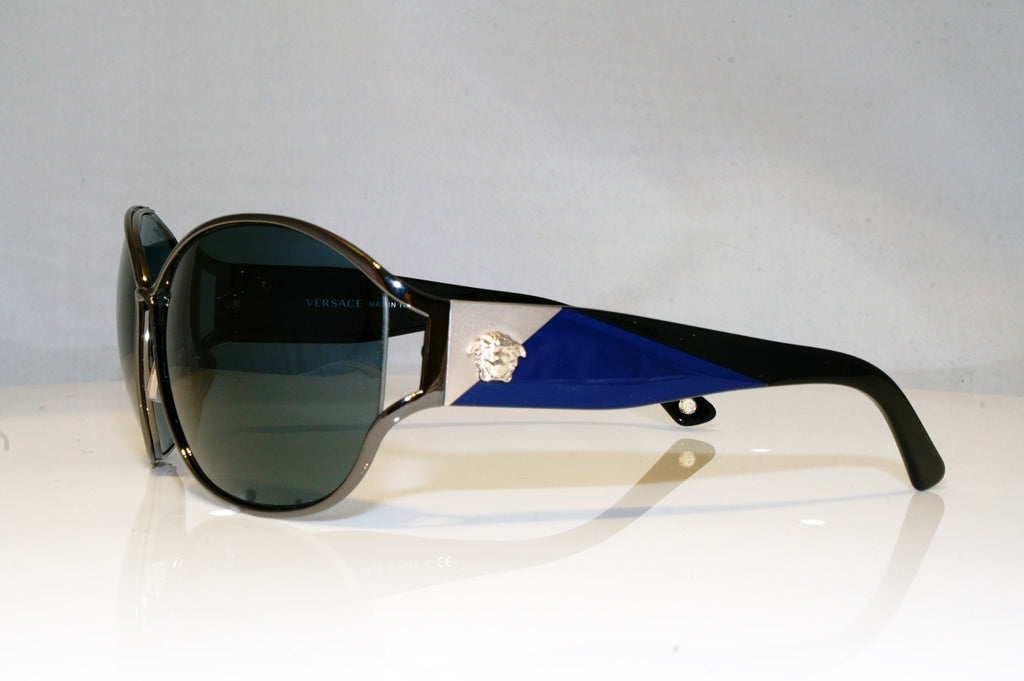 VERSACE Womens Designer Sunglasses Silver Butterfly 2115 1264/87 17496