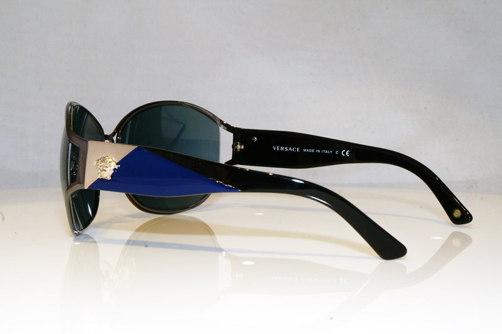 VERSACE Womens Designer Sunglasses Silver Butterfly 2115 1264/87 17496