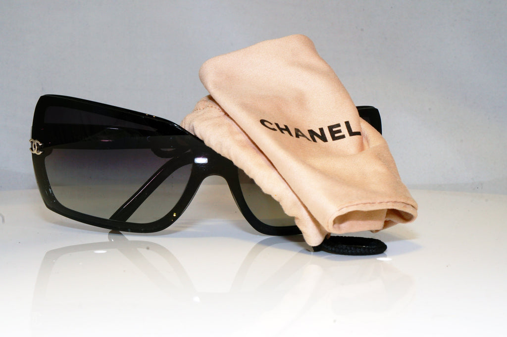 CHANEL Mens Designer Sunglasses Black Shield 5065 501/8G 17526