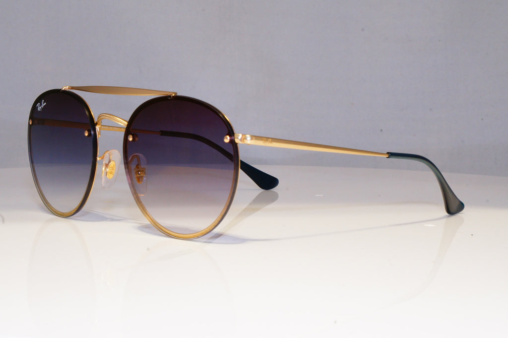 RAY-BAN Mens Womens Designer Sunglasses Gold Round RB 3614 9140/0S 20717