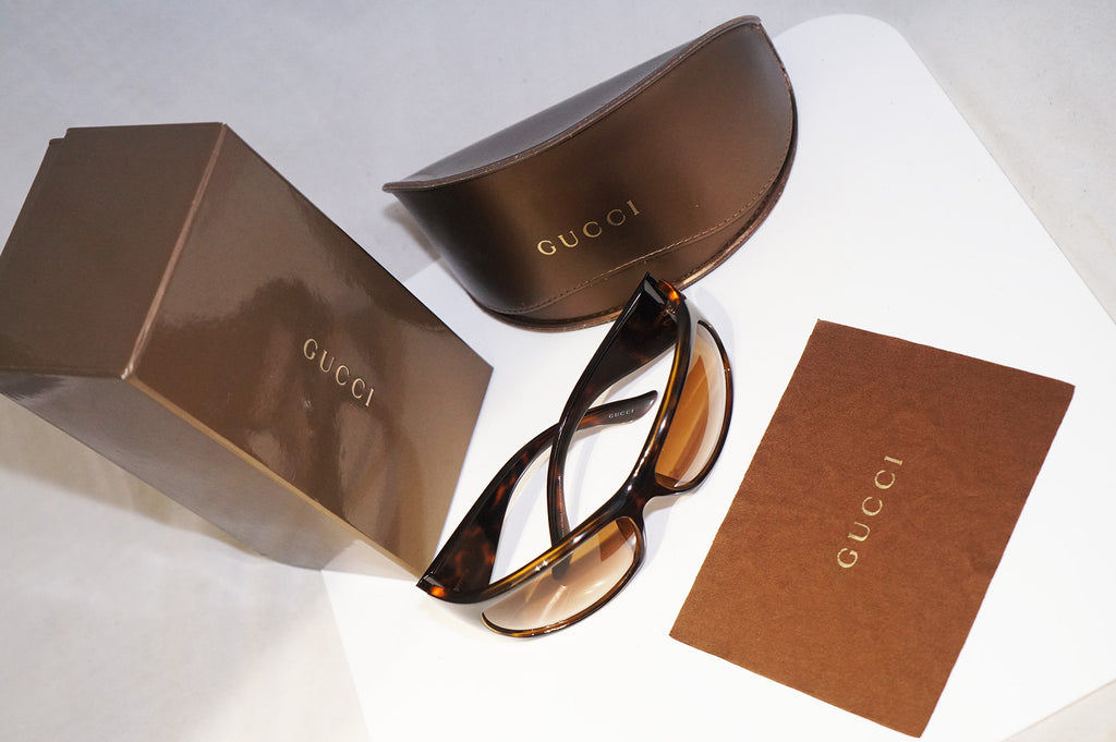 GUCCI Boxed Womens Designer Sunglasses Brown Wrap GG 2962 AX5DB 15574