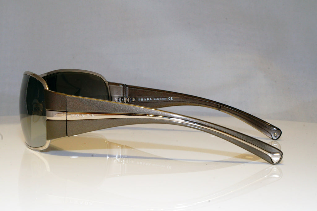 PRADA Mens Designer Sunglasses Silver Shield SPR 61I 1BC-4S1 17520