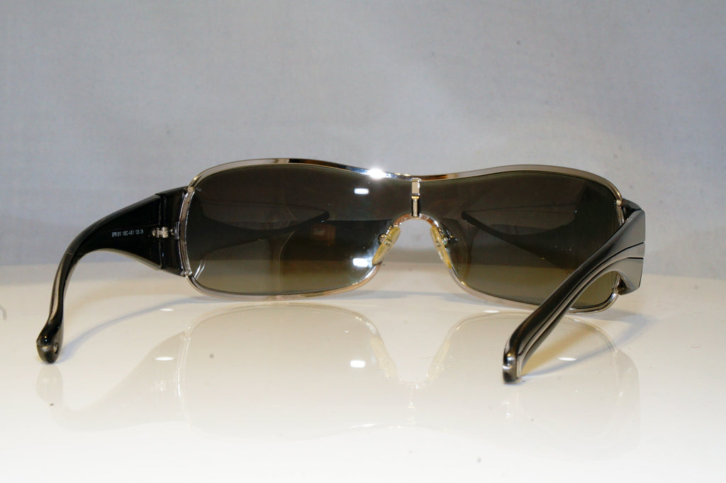 PRADA Mens Designer Sunglasses Silver Shield SPR 61I 1BC-4S1 17520