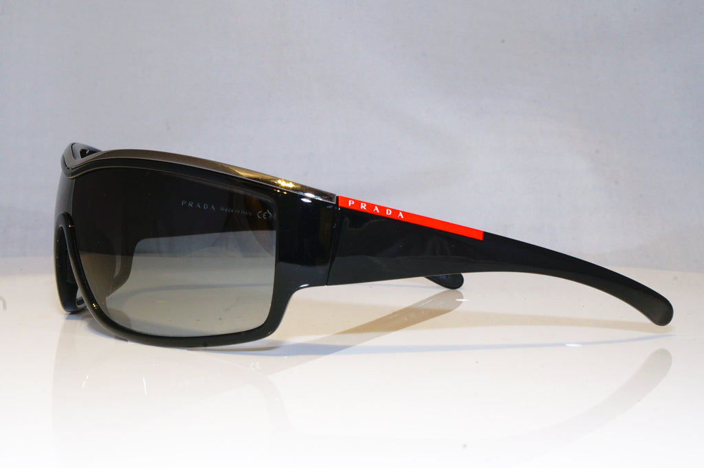 PRADA Mens Designer Sunglasses Black Shield SPS 05G 1AB-5D1 17517