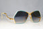 CAZAL Womens Vintage 1990 Designer Sunglasses Gold Square MOD 226 GLD 17529