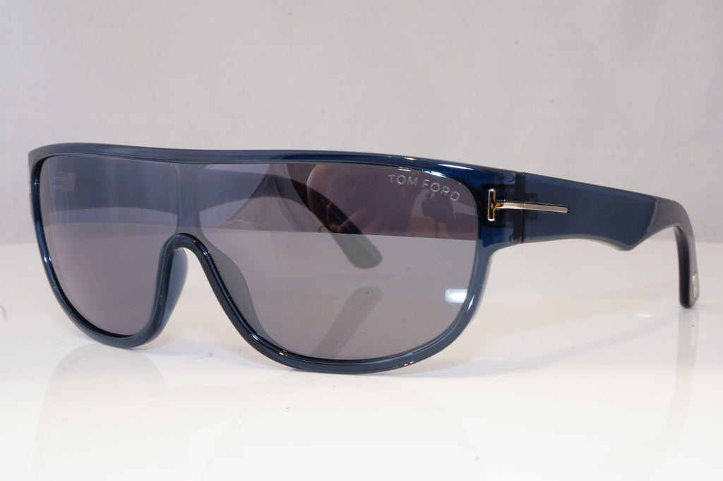 TOM FORD Mens Boxed Designer Sunglasses Blue Shield Wagner TF 292 90C 19489