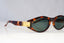 GUCCI Mens Womens Vintage Designer Sunglasses Brown Rectangle GG 2411 PX1 19981