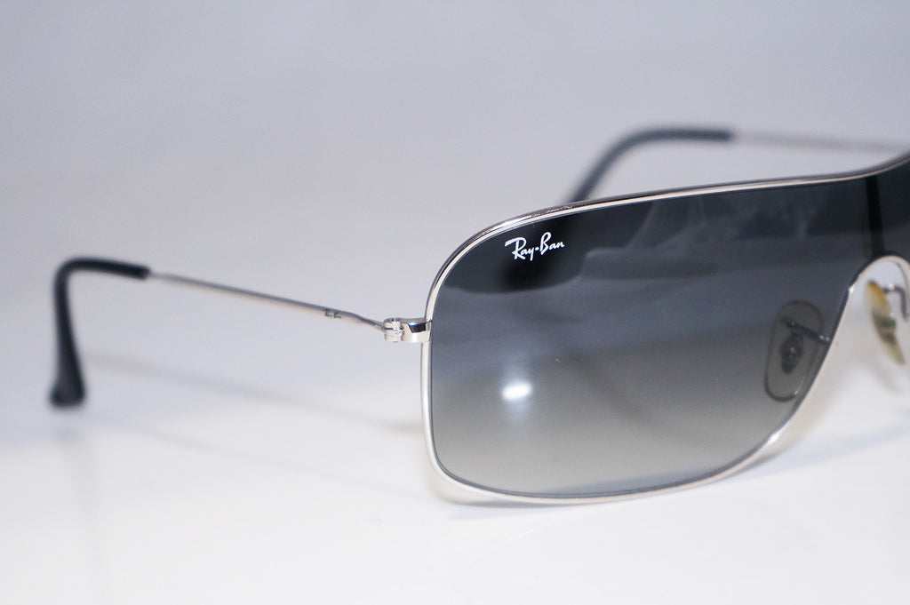 RAY-BAN Mens Designer Sunglasses Silver Shield RB 3341 003/8G 15590