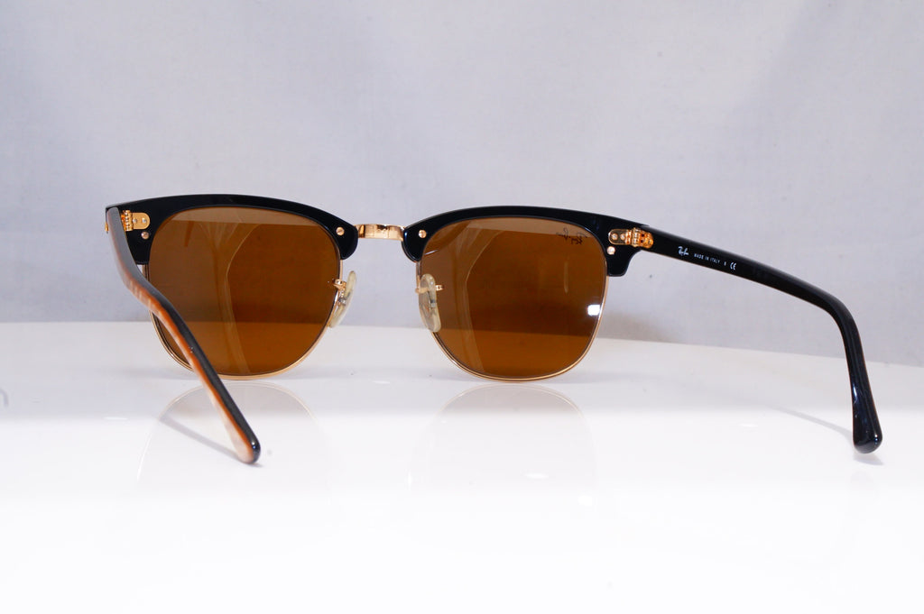 RAY-BAN Mens Designer Sunglasses Brown Clubmaster RB 3016 987 18783