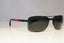 PRADA Mens Designer Sunglasses Black Rectangle SPS 50N 1BO-1A1 20837